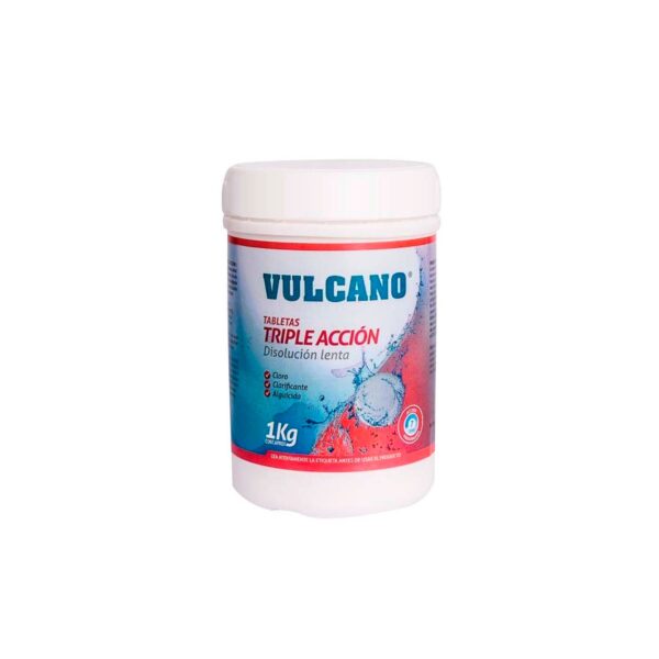 CLORO TABLETAS TRIPLE ACCION PISCINA (1KG)