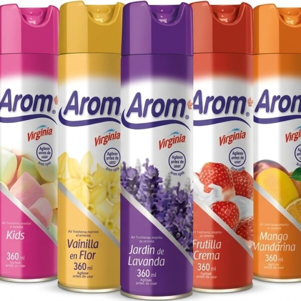 DESODORANTE AMBIENTAL AROM AEROSOL 225GR