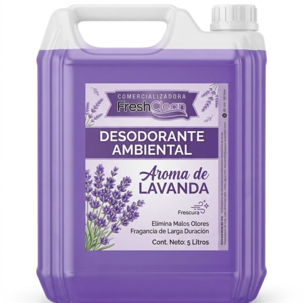 DESODORANTE AMBIENTAL BIDON 5 LITROS  LAVANDA
