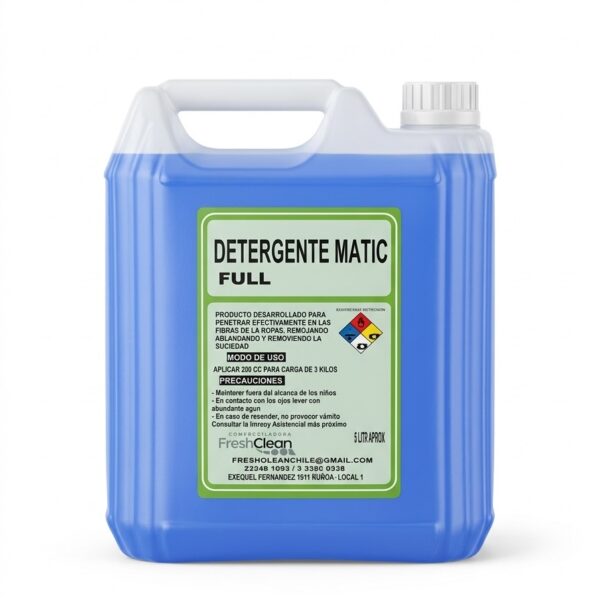DETERGENTE PARA ROPA ECONOMICO BIDON 5 LITROS