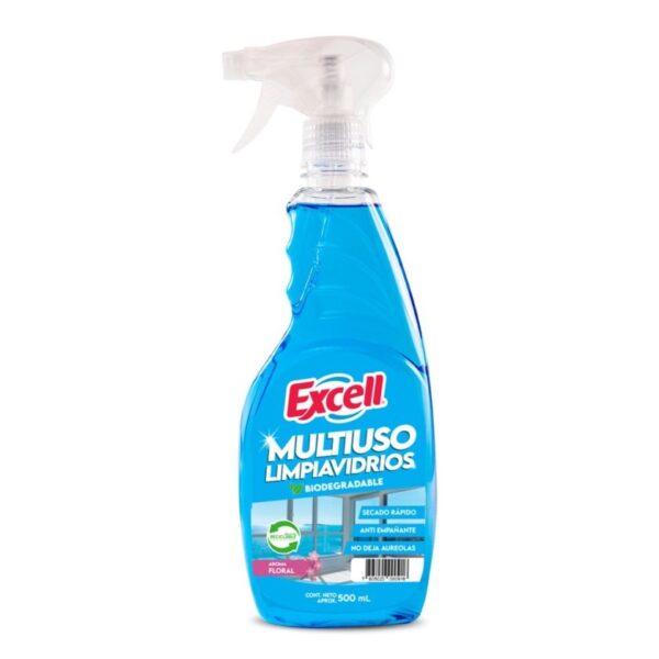 LIMPIA VIDRIOS MULTIUSO EXCELL GATILLO 500ML