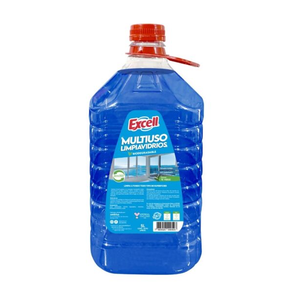 LIMPIA VIDRIOS MULTIUSO EXCELL BIDON 5 LITROS