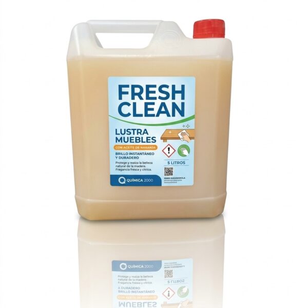 LUSTRA MUEBLES FRESH CLEAN BIDON 5 LITROS