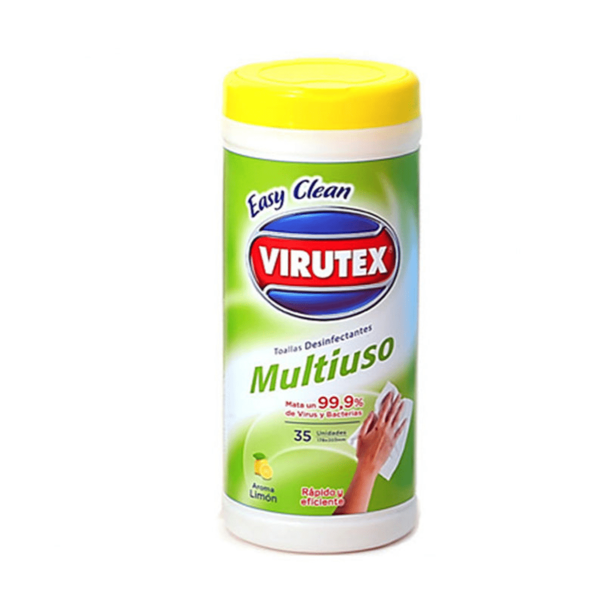 TOALLAS DESINFECTANTES VIRUTEX 35H TARRO