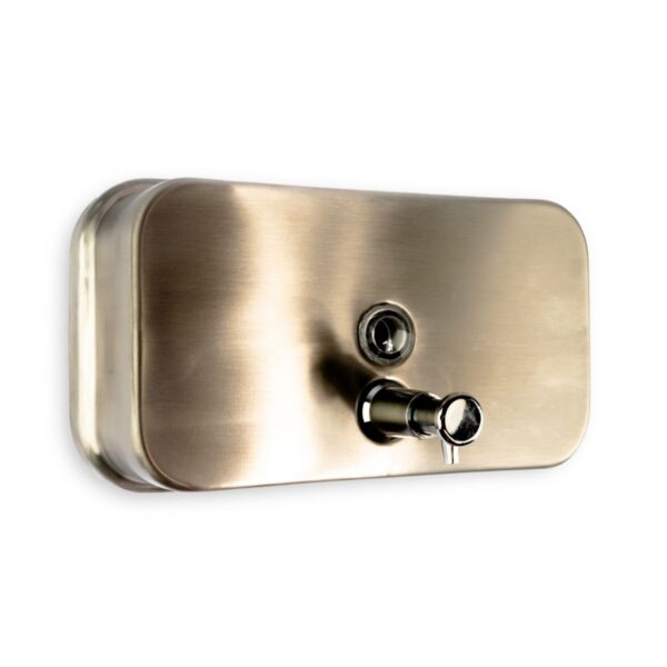 DISPENSADOR DE JABON METAL HORIZONTAL 1 LITRO