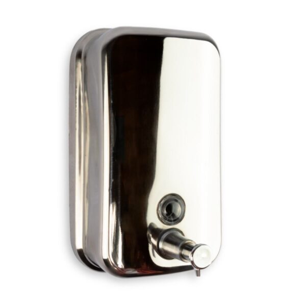 DISPENSADOR DE JABON METAL VERTICAL 1 LITRO