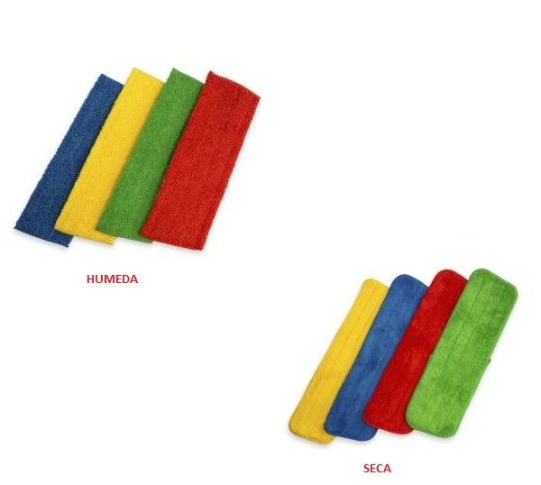 MOPA MICROFIBRA COLORES SECA/HUM 60 CM REPUESTO