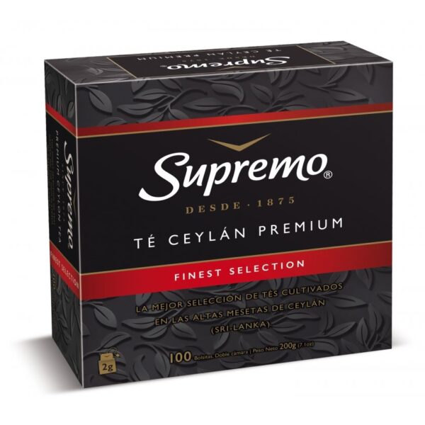 TE SUPREMO BOLSITAS X 100 UNIDADES